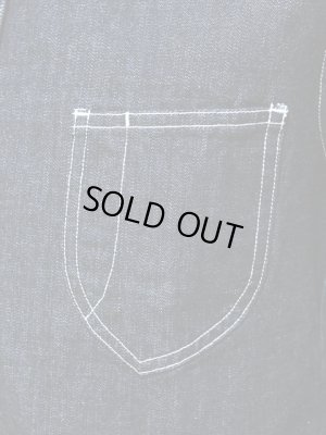 画像5: 【 Pherrow's（フェローズ） 】 インディゴデニムショールカラーワークシャツ