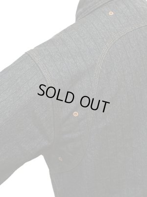 画像6: 【 Pherrow's（フェローズ） 】 撚り杢ストライプラウンドヨークワークシャツ