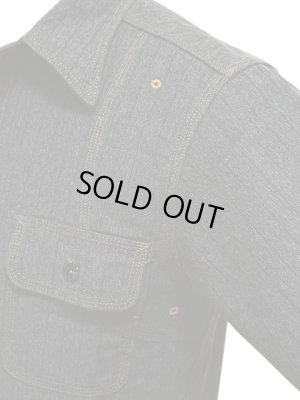 画像5: 【 Pherrow's（フェローズ） 】 撚り杢ストライプラウンドヨークワークシャツ