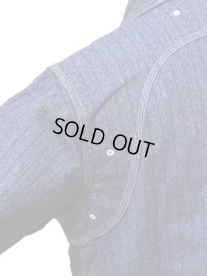 画像6: 【 Pherrow's（フェローズ） 】 撚り杢ストライプラウンドヨークワークシャツ