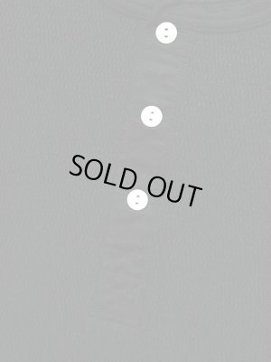 画像3: 【 UES（ウエス） 】 長袖サーマルヘンリーネックTシャツ [ ブラック ] 再入荷！