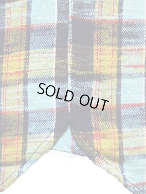 画像5: 【 UES（ウエス） 】 先染めスラブチェックネルシャツ [ BLUE ]