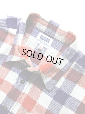 画像3: 【 Pherrow's（フェローズ） 】 ライトウェイトフランネルチェックシャツ [ NATURAL/PURPLE ]