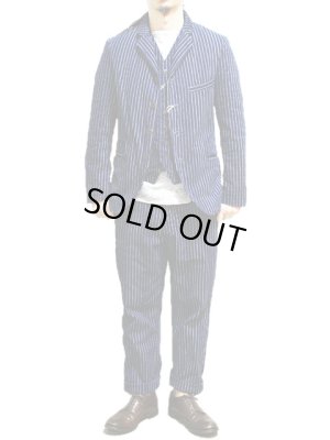 画像11: 【 SUGAR CANE（シュガーケン） 】 コーデュロイウォバッシュストライプワークジャケット [ CORDUROY WABASH 4-BUTTON JACKET ]