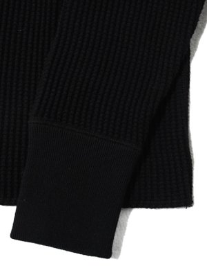 画像2: 【 JELADO（ジェラード） 】 10/- MEGA メガサーマルヘンリーネックTシャツ [ ATHLETIC BRAND ] [ BLACK ]