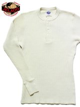 【 JELADO（ジェラード） 】 10/- MEGA メガサーマルヘンリーネックTシャツ [ ATHLETIC BRAND ] [ VANILA ]