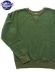 【 BUZZ RICKSON'S（バズリクソンズ） 】 SET-IN CREW SWEAT [ SOLID MODEL ] [ OLIVE ]