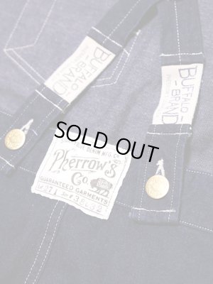 画像10: 【 Pherrow's（フェローズ） 】　271OA　【 13oz. 】デニムオーバーオール　[ Low Back Style Overall ]　[ Indigo Denim ]