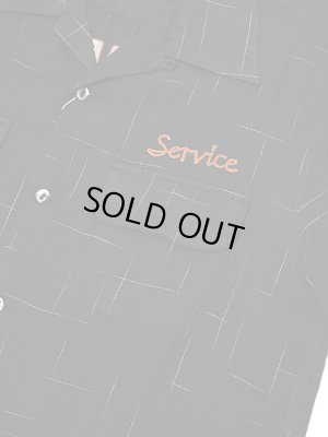 画像4: 【 Pherrow's（フェローズ） 】 カスリ柄ボーリングシャツ [BOWLING SHIRT] [ Motor Tonic ]