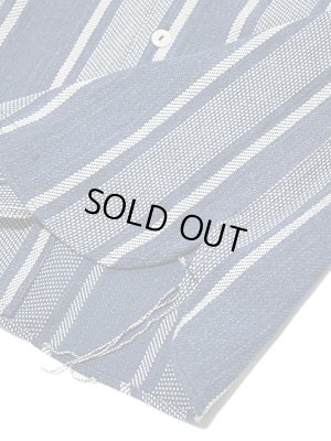 画像5: 【 Pherrow's（フェローズ） 】　ヘビーウェイトフランネルシャツ　[ ネイビー x ホワイトストライプ ]