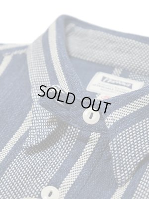 画像8: 【 Pherrow's（フェローズ） 】　ヘビーウェイトフランネルシャツ　[ ネイビー x ホワイトストライプ ]