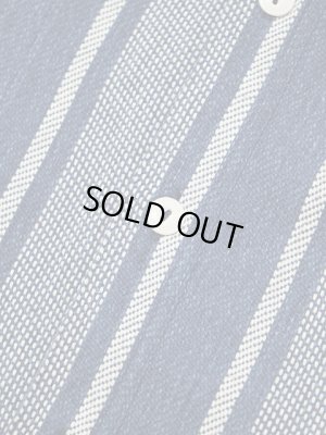 画像9: 【 Pherrow's（フェローズ） 】　ヘビーウェイトフランネルシャツ　[ ネイビー x ホワイトストライプ ]