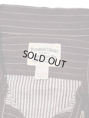 画像8: 【 Pherrow's（フェローズ） 】　シアサッカーワークシャツ　[ Wabash Stripe Work Shirts ]