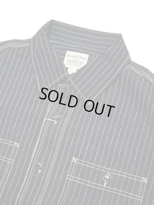 画像3: 【 Pherrow's（フェローズ） 】　シアサッカーワークシャツ　[ Wabash Stripe Work Shirts ]