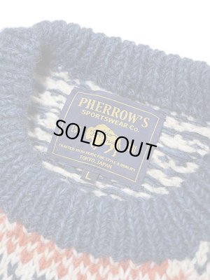画像8: 【 Pherrow's（フェローズ） 】　ローゲージニットセーター　[ Hand Knitting Sweater ]