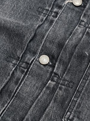 画像5: 【 FULLCOUNT（フルカウント） 】　【 13.75oz. 】 1st Type ブラックデニムジャケット　[ Type 1 Black Denim Jacket "Dartford Splatter" ] [ Used Wash ]