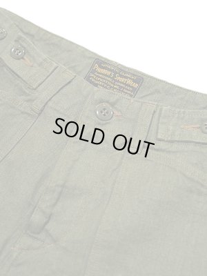 画像3: 【 Pherrow's（フェローズ） 】　リネンデニムメディカルショーツ　[ OLIVE ]