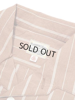 画像7: 【 Pherrow's（フェローズ） 】 半袖ストライプオープンシャツ [  STRIPE OPEN SHIRTS ]