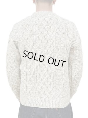 画像2: 【 Pherrow's（フェローズ） 】　ローゲージケーブルニットセーター　[ Hand Knitting Sweater Cable Pattern ]