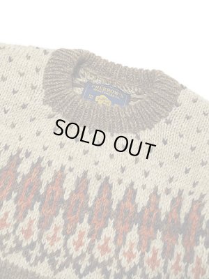 画像5: 【 Pherrow's（フェローズ） 】　雪柄ローゲージニットセーター　[ Hand Knitting Sweater Snow Pattern ]