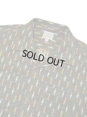 画像3: 【 Pherrow's（フェローズ） 】　ドビー織りオープンカラーシャツ　[  Dobby Open Shirts ] [ OLIVE ]