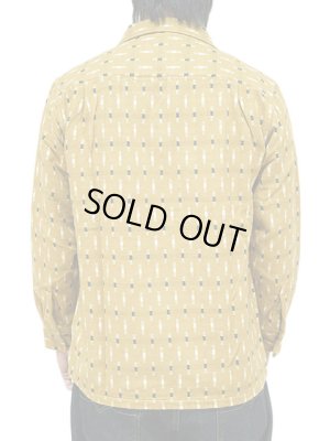 画像2: 【 Pherrow's（フェローズ） 】　ドビー織りオープンカラーシャツ　[  Dobby Open Shirts ] [ MUSTARD ]