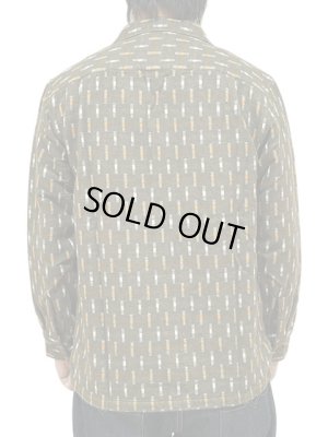 画像2: 【 Pherrow's（フェローズ） 】　ドビー織りオープンカラーシャツ　[  Dobby Open Shirts ] [ OLIVE ]