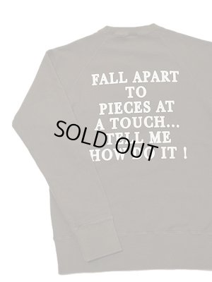 画像2: 【 FREE RAGE（フリーレイジ） 】　ラグランクルースウェット 　[ SKULL DOG (FOOTBALL) ]