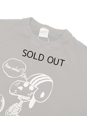 画像3: 【 FREE RAGE（フリーレイジ） 】　ラグランクルースウェット 　[ SKULL DOG (FOOTBALL) ]