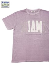 【 FREE RAGE 】　ピグメントリサイクルコットンTシャツ [ I AM… ] [ VINTAGE LAVENDER ] 【 メール便可 】
