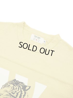 画像3: 【 メール便可 】 【 FREE RAGE（フリーレイジ） 】　Football Tee [ WILD TIGER ] [ YELLOW x BLACK ]