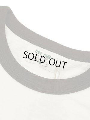 画像6: 【 FREE RAGE 】　リンガープリントTシャツ [ Hello?! ] [ WHITE x BROWN ] 【 メール便可 】