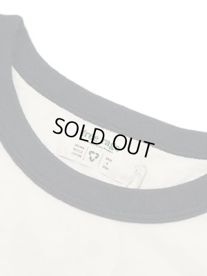 画像6: 【 FREE RAGE 】　リンガープリントTシャツ [ Hello?! ] [ WHITE x NAVY ] 【 メール便可 】