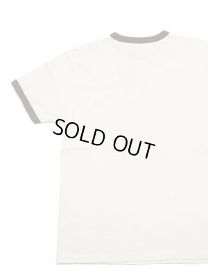 画像2: 【 FREE RAGE 】　リンガープリントTシャツ [ Hello?! ] [ WHITE x BROWN ] 【 メール便可 】