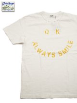 【 FREE RAGE 】　プリントTシャツ [ SMILE ] [ WHITE ] 【 メール便可 】