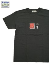 【 FREE RAGE 】　プリントTシャツ [ ON or OFF ] [ BLACK ] 【 メール便可 】