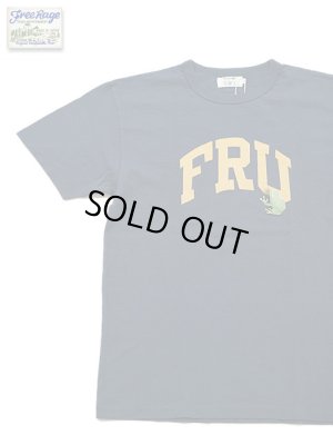 画像1: 【 FREE RAGE 】　職人プリントTシャツ [ アオガエル ] [ NAVY ] 【 メール便可 】
