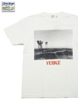 【 FREE RAGE 】　プリントTシャツ [ VENICE ] [ WHITE ] 【 メール便可 】