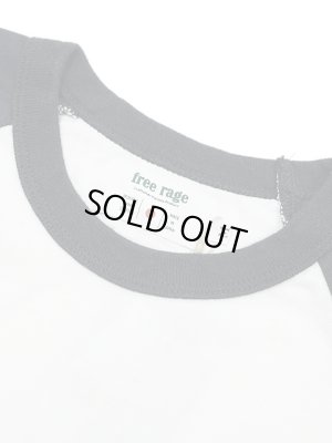 画像6: 【 FREE RAGE（フリーレイジ） 】　Baseball Tee [ Curry Boy ] [ WHITE x SUMI ] 【 メール便可 】 