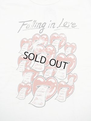 画像3: 【 FREE RAGE 】　プリント長袖Tシャツ　[ FALLING IN LOVE ] [ WHITE ] 【 メール便可 】