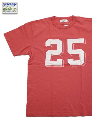 画像1: 【 FREE RAGE 】　プリントTシャツ [ No.25 ] [ RED] 【 メール便可 】