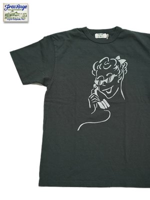 画像1: 【 FREE RAGE 】　プリントTシャツ [ Call Girl ] [ SUMI ] 【 メール便可 】