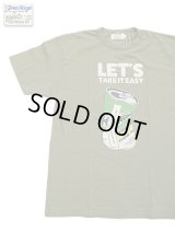 【 FREE RAGE 】　プリントTシャツ [ TAKE IT EASY ] [ LEAF ] 【 メール便可 】