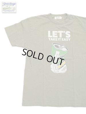 画像1: 【 FREE RAGE 】　プリントTシャツ [ TAKE IT EASY ] [ LEAF ] 【 メール便可 】