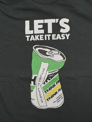 画像4: 【 FREE RAGE 】　プリントTシャツ [ TAKE IT EASY ] [ SUMI ] 【 メール便可 】