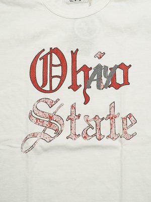 画像4: 【 FREE RAGE 】　フェードアウトTシャツ [ OHAYO ] [ WHITE] 【 メール便可 】
