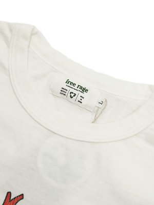 画像7: 【 FREE RAGE 】　フェードアウトTシャツ [ OHAYO ] [ WHITE] 【 メール便可 】