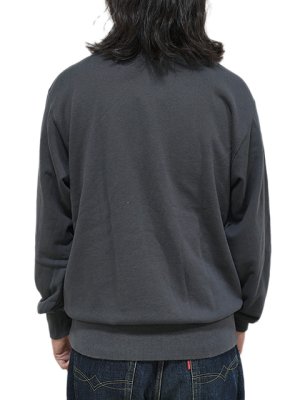 画像2: 【 FREE RAGE（フリーレイジ） 】　ハンドクラフトクルースウェット [ Hand Stamp ] [ SUMI ]