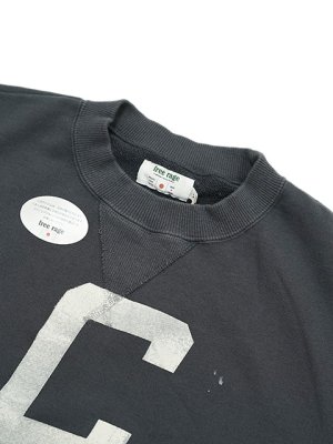 画像5: 【 FREE RAGE（フリーレイジ） 】　ハンドクラフトクルースウェット [ Hand Stamp ] [ SUMI ]