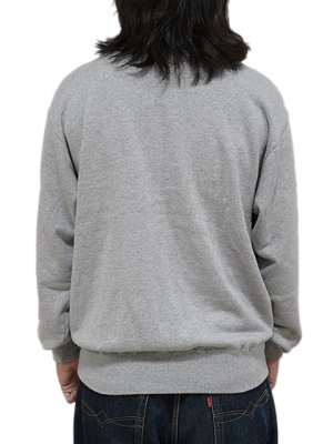 画像2: 【 FREE RAGE（フリーレイジ） 】　ハンドクラフトクルースウェット [ Hand Brush Paint ] [ H.GRAY ]